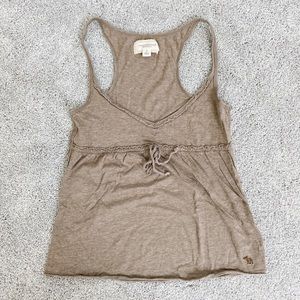 Abercrombie & Fitch Tank Top cami Taupe size Small